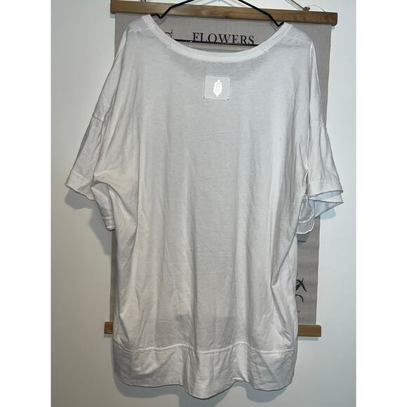 Free People FP Movement Mantra Tee Oversized White T Shirt Size M may fit L XL - Picture 5 of 10